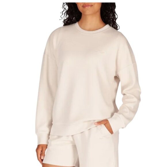 NEW Lazypants Sueded Crewneck | Cream - Picture 1 of 7